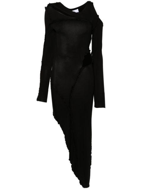 ruffle-detail dress by POST ARCHIVE FACTION (PAF)