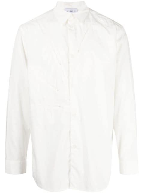 zip-detail long-sleeve shirt by POST ARCHIVE FACTION (PAF)