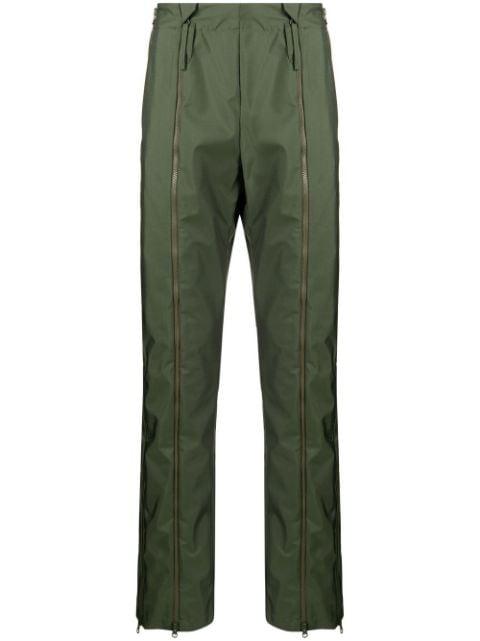 zip-detail straight-leg trousers by POST ARCHIVE FACTION (PAF)