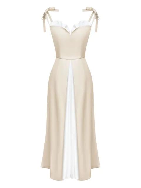 Flowy Slit midi dress by POST MERIDIEM