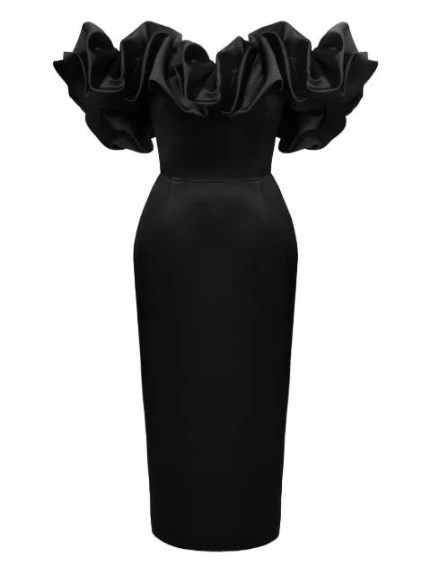 Meringue midi dress by POST MERIDIEM