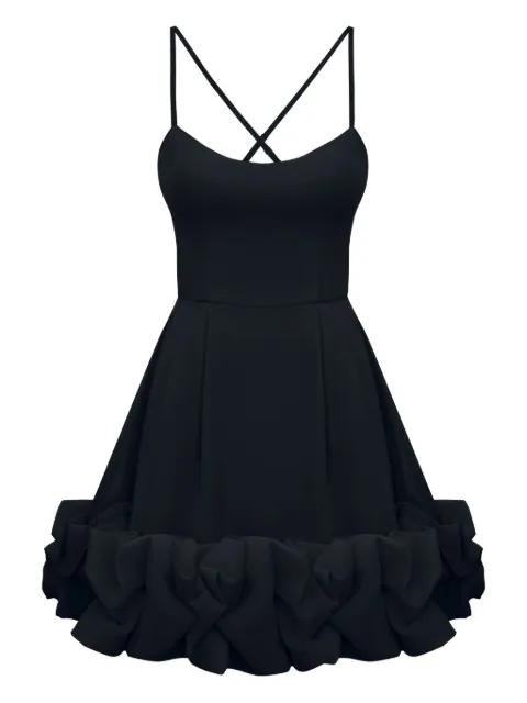 backless bustier mini dress by POST MERIDIEM