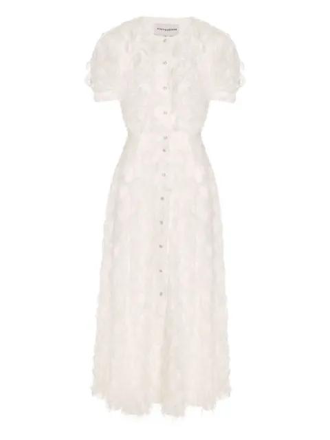 button-up midi dress by POST MERIDIEM