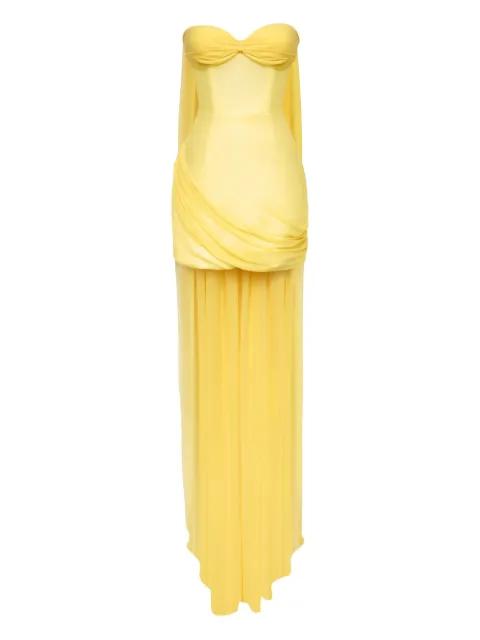 corset train mini dress by POST MERIDIEM