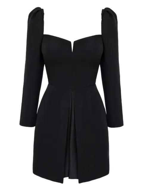 long-sleeve A-line mini dress by POST MERIDIEM