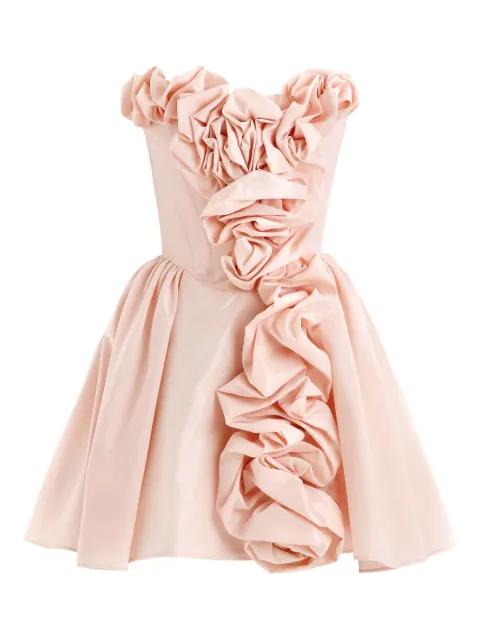 rose corset mini dress by POST MERIDIEM