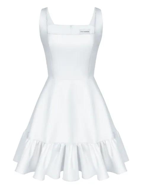 ruffle-hem mini dress by POST MERIDIEM