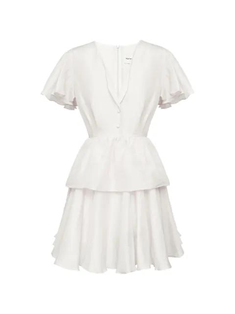 ruffled mini dress by POST MERIDIEM