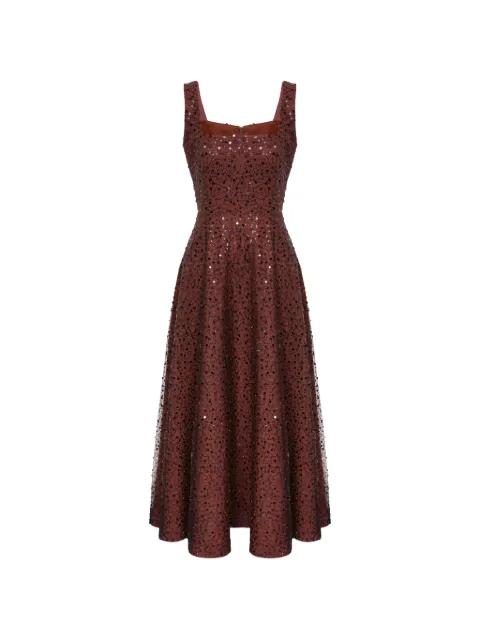 sequin-embellished maxi dress by POST MERIDIEM