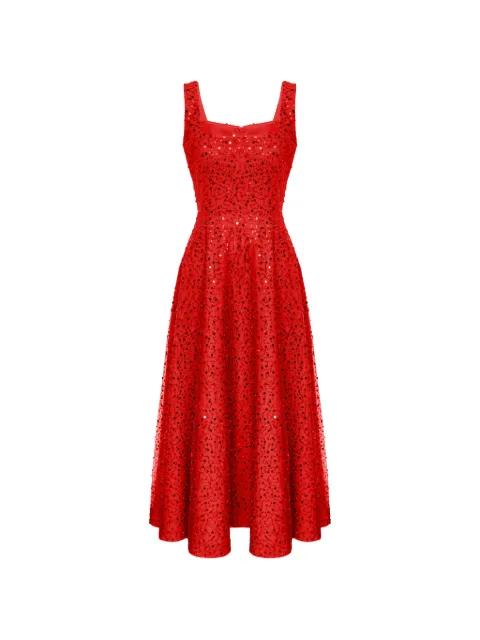 sequin-embellished maxi dress by POST MERIDIEM