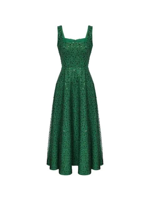 sequin-embellished maxi dress by POST MERIDIEM