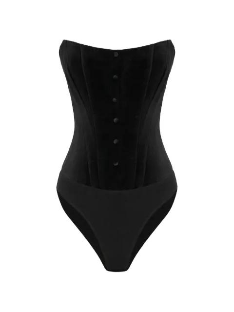 velvet corset by POST MERIDIEM