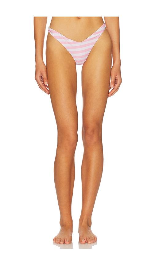 POST SWIM Ashley Bikini Bottom in Pink by POST SWIM