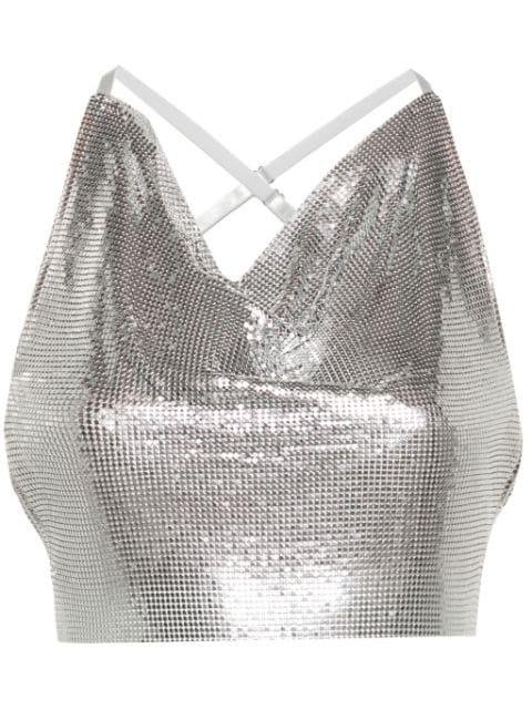 Bambi chainmail-effect top by POSTER GIRL