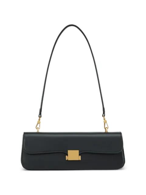 flap top leather shoulder bag by POTAMY