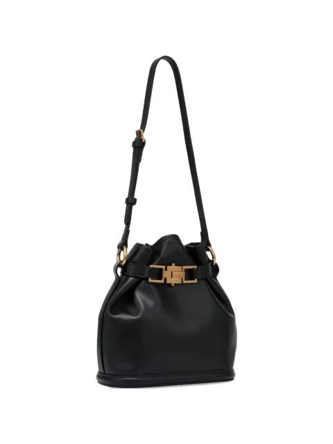 strap buckle-detail buckle bag by POTAMY
