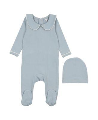 Boys' POUF Embroidered Footie & Beanie Set - Baby by POUF