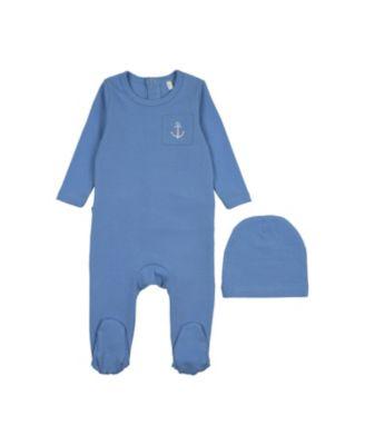 Boys' Stitched Graphic Footie & Hat Set - Baby by POUF