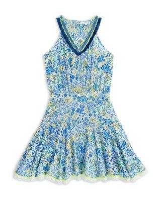 Girls' Agathe Sleeveless V Neck Mini Dress - Little Kid by POUPETTE ST. BARTH