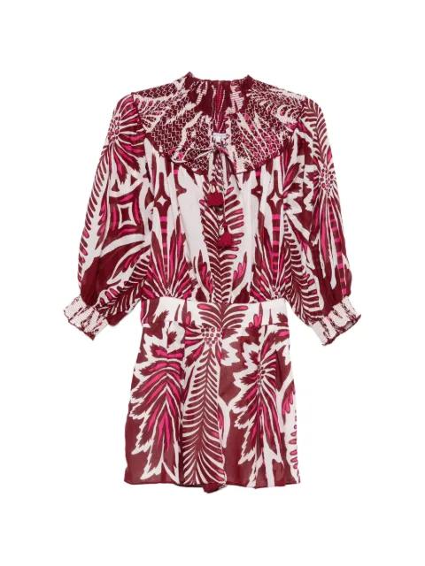 Janna floral tassel jumpsuit by POUPETTE ST BARTH