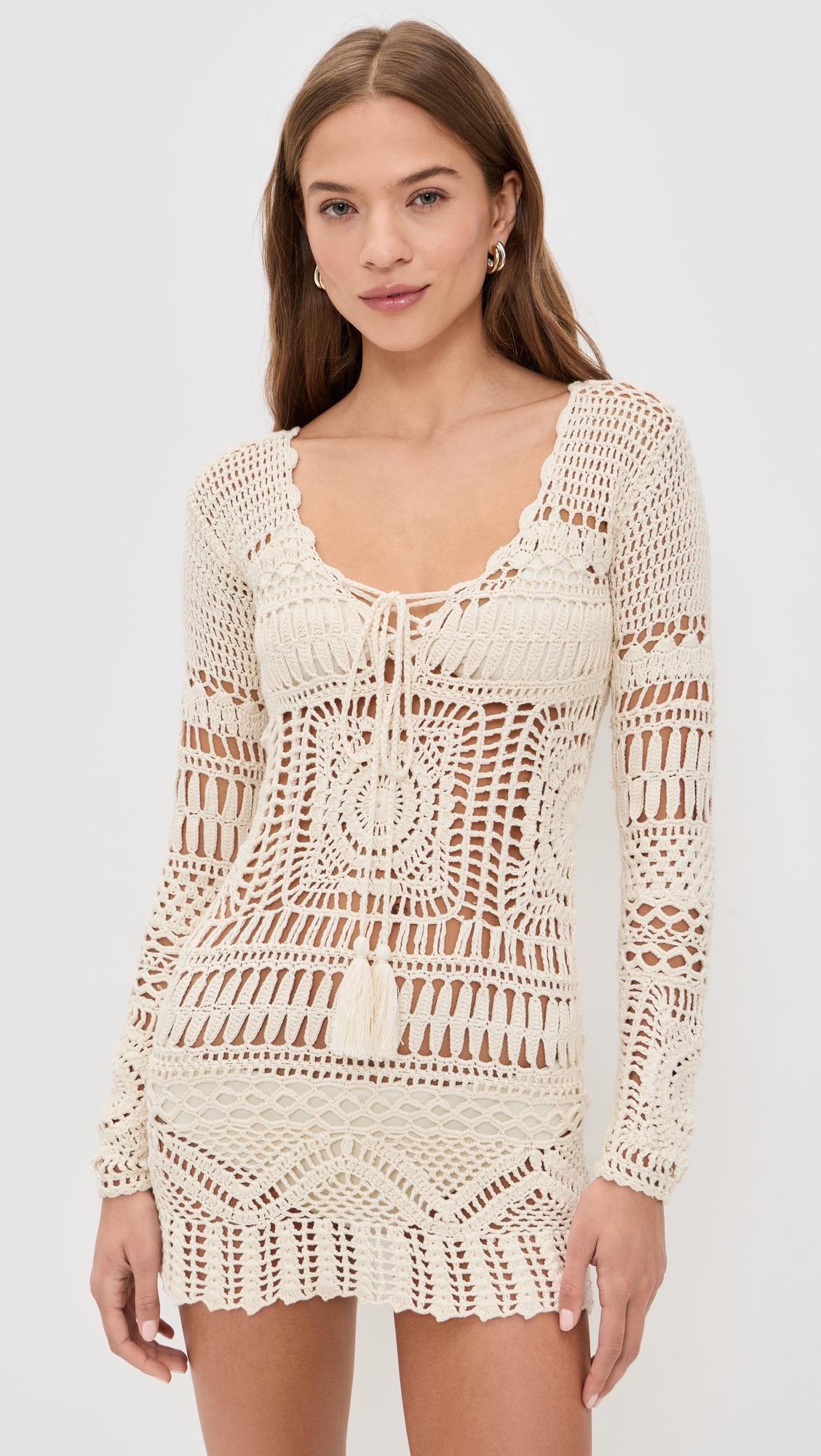 Kaia Long Sleeve Tunic Dress by POUPETTE ST BARTH