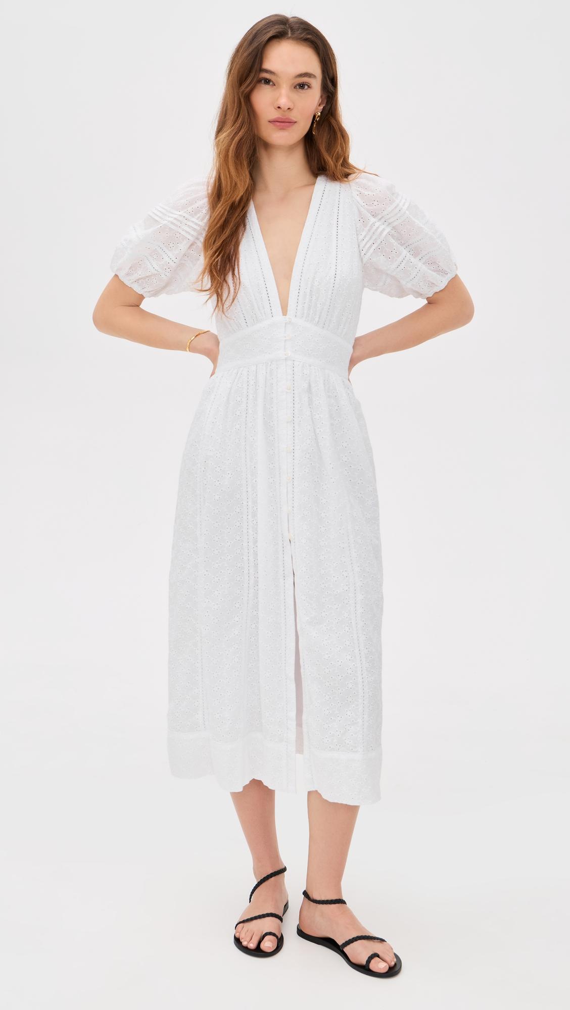 Reine Midi Dress by POUPETTE ST BARTH