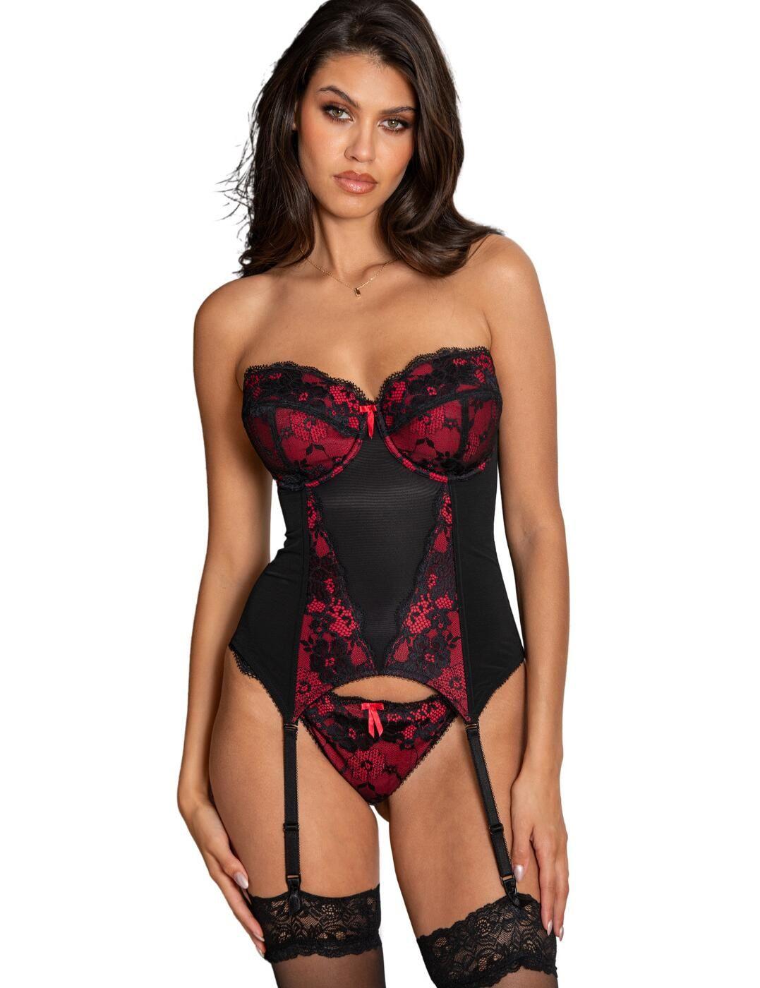 1506 Pour Moi Amour Padded Strapless Basque by POUR MOI