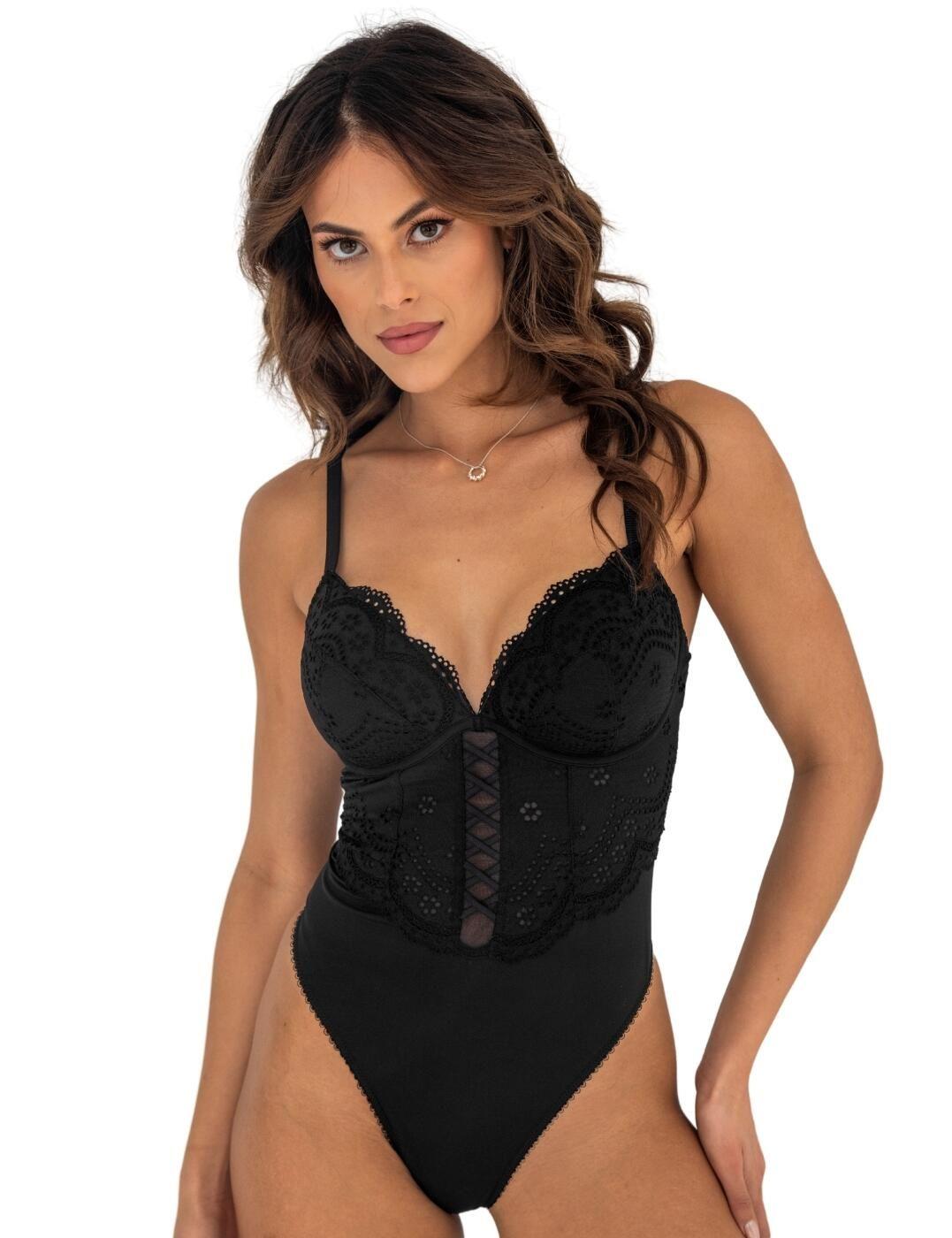 Swoon Plunge Bodysuit by POUR MOI