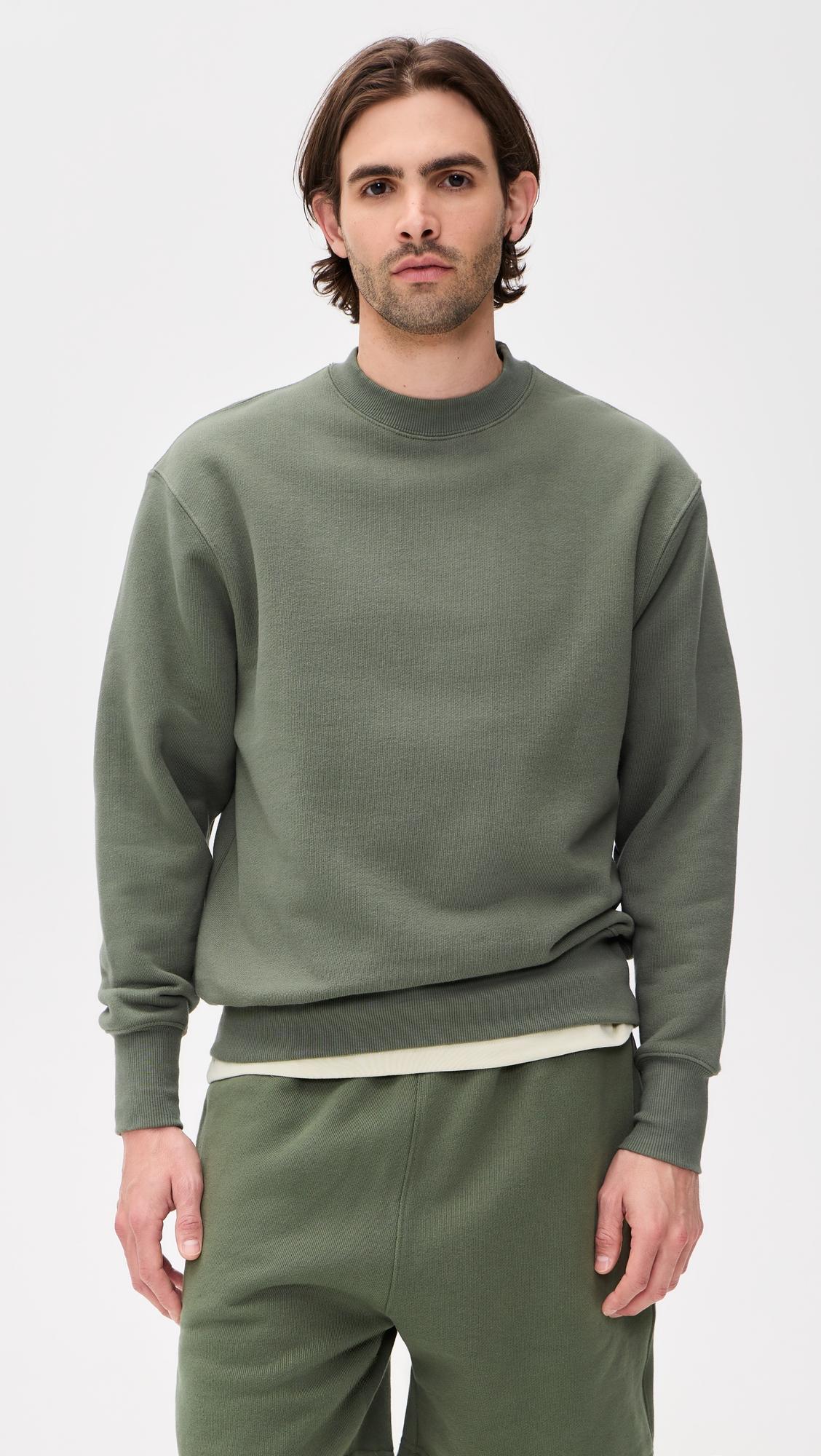 Loopback Crewneck Sweatshirt by POWER GOODS