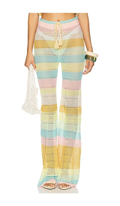PQ Bree Boho Pant in Blue,Yellow by PQ
