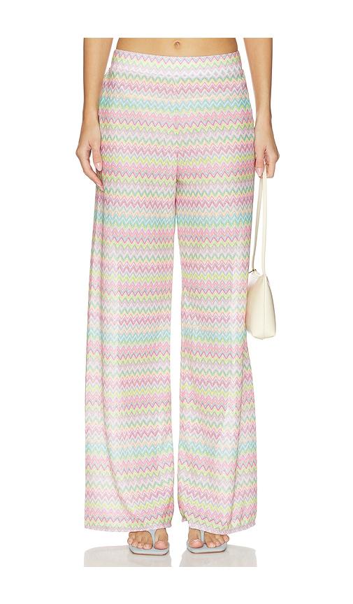 PQ Meg High Waist Pant in Pink,Teal by PQ