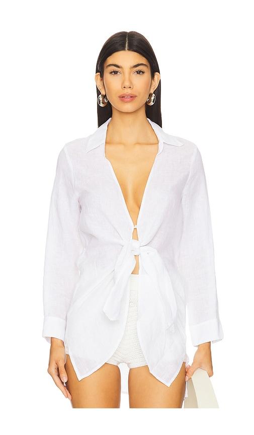 PQ Millie Tie Cover Up in White by PQ