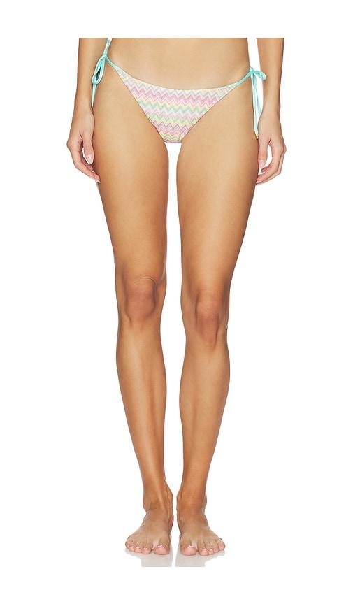 PQ Tie Side Bikini Bottom in Pink,Teal by PQ