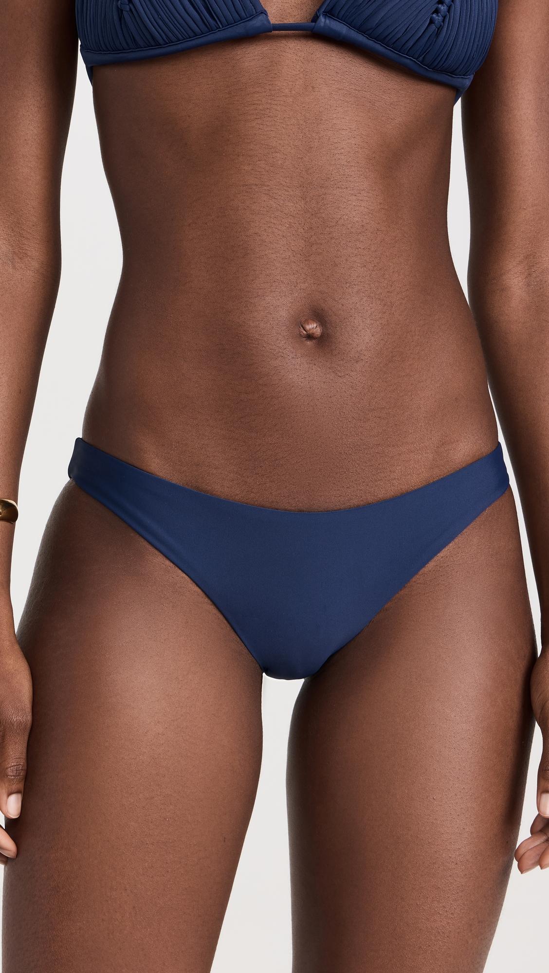 Basic Ruched Bikini Bottoms by PQ SWIM