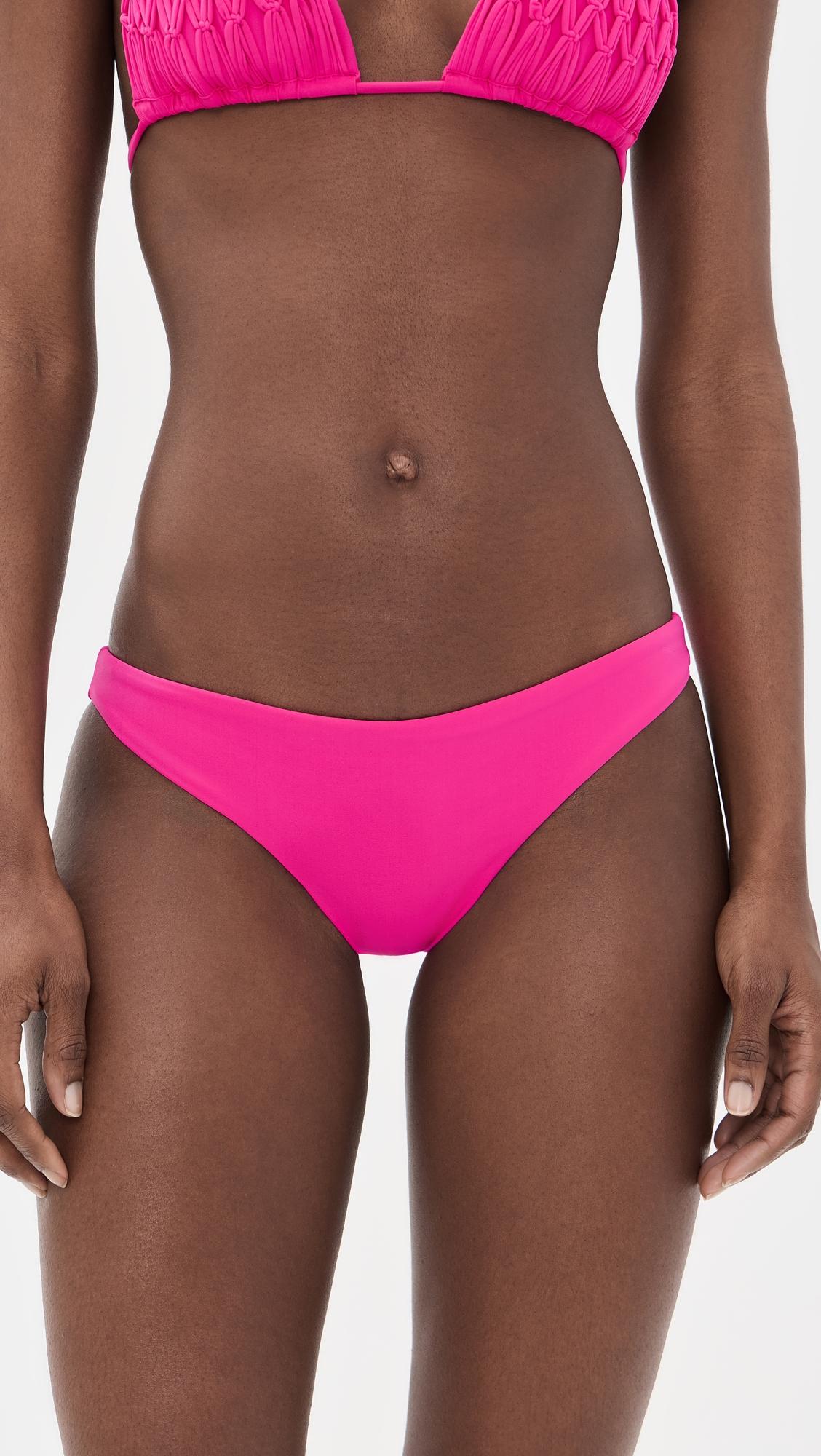 Basic Ruched Bikini Bottoms by PQ SWIM