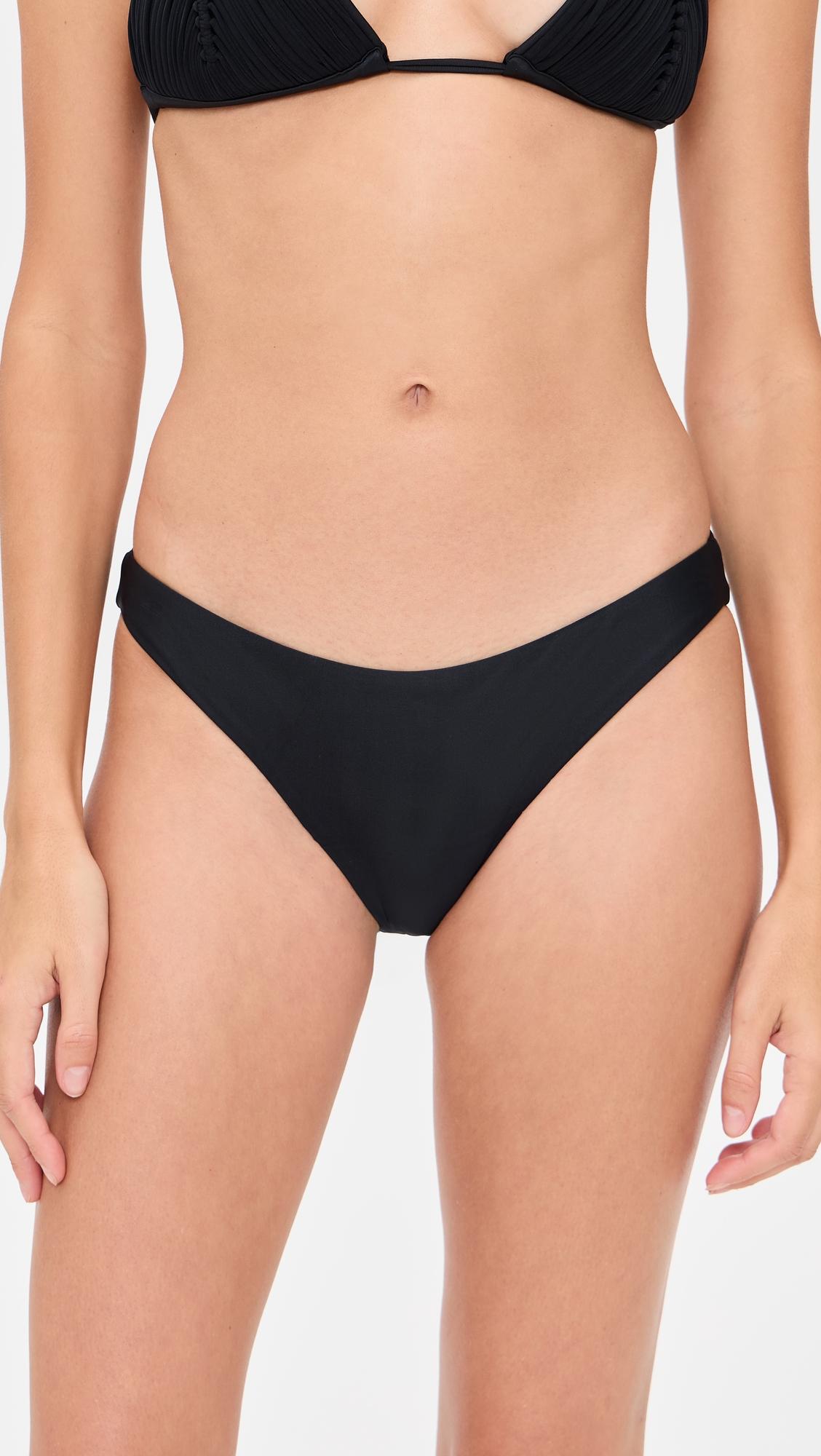 Basic Ruched Bikini Bottoms by PQ SWIM