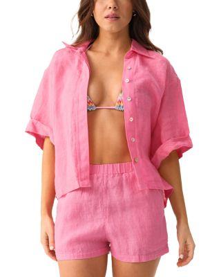 Linen Cover Up Top by PQ SWIM