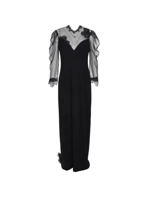 Kristina lace polka-dot maxi dress by PRABAL GURUNG