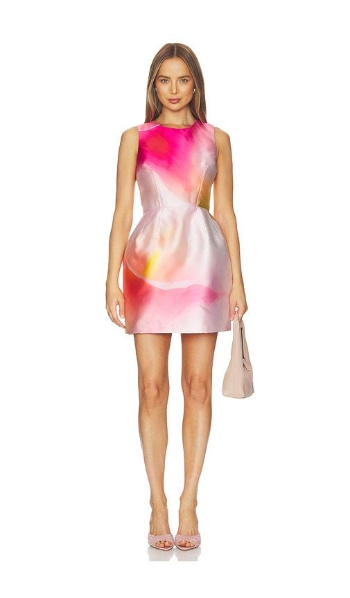 Prabal Gurung Corset Waist Sheath Dress in Pink by PRABAL GURUNG