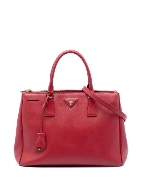 2000-2010 Medium Saffiano Lux Galleria Double Zip satchel by PRADA 