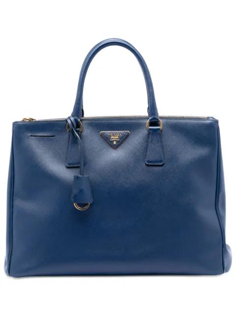 2000-2013 Large Saffiano Lux Galleria Double Zip Tote satchel by PRADA 