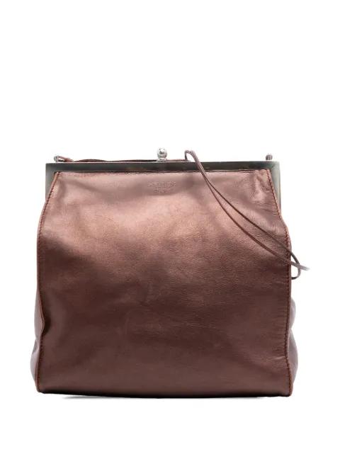2000-2013 Metallic Nappa Frame crossbody bag by PRADA 