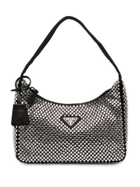 2000-2013 Mini Satin Crystal Re Edition 2000 shoulder bag by PRADA 
