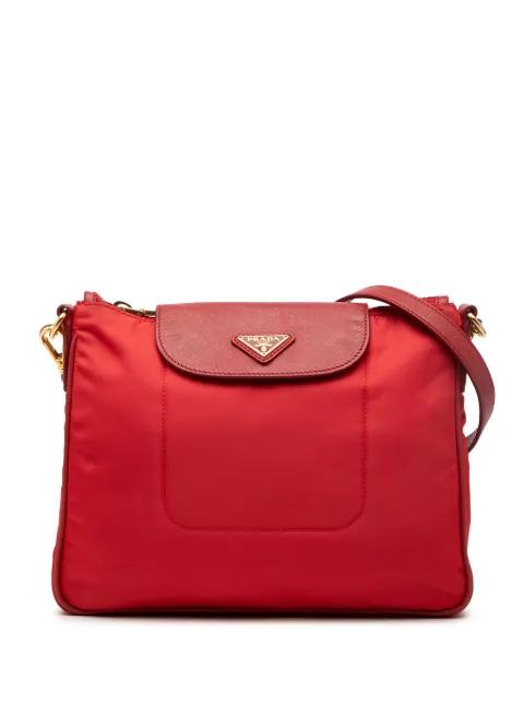 2000-2013 Saffiano Trimmed Tessuto crossbody bag by PRADA 