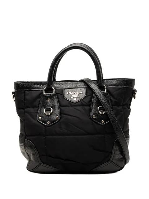 2000-2013 Tessuto Cervo Lux 24H Tote satchel by PRADA 