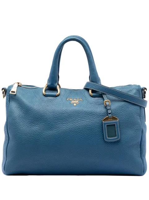 2000-2013 Vitello Daino Zip Top satchel by PRADA 