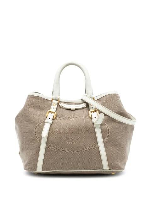 2000-2025 Canvas Canapa Logo Bow satchel by PRADA 
