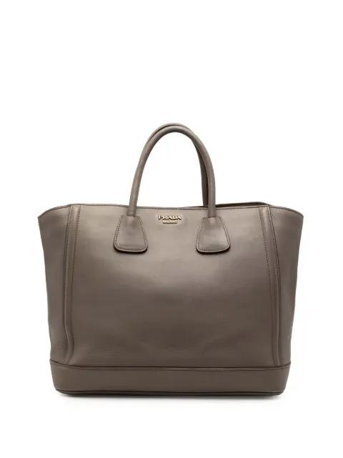 2000-2025 Large City Calf Double Handle Shopping tote bag by PRADA 