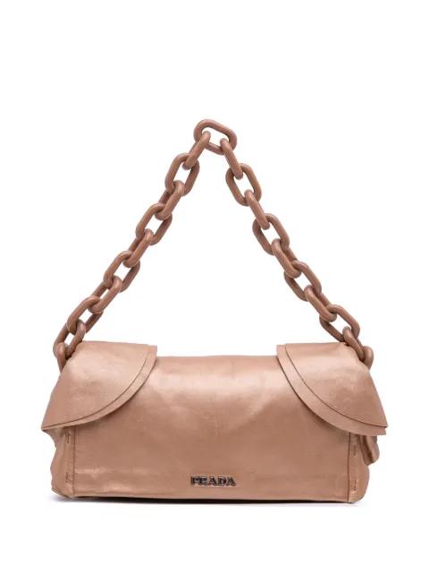 2000-2025 Nappa Ruffle Resin Chain shoulder bag by PRADA 