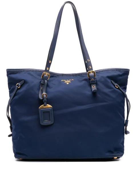 2000-2025 Saffiano Trimmed Tessuto tote bag by PRADA 